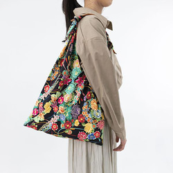 Azuma 手提包 ~優雅 ~ 100% 聚酯纖維 Azuma 包，帶長手柄，可用作環保包 第10張的照片