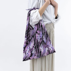 Azuma Tote ~京都紫藤~ 100%聚酯纖維 Azuma 長手柄包，也可用作環保袋 第1張的照片
