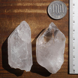 現物☆天然石2本セット合計約85gクォーツ(ブラジル産)天然水晶ポイント結晶原石鉱物[bq-220415-04] 20枚目の画像