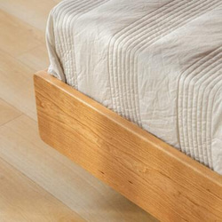 オーダーメイド 職人手作り ベッドフレーム ベット 寝室 北欧家具 寝具 インテリア 無垢材 木工 木製 LR2018 4枚目の画像