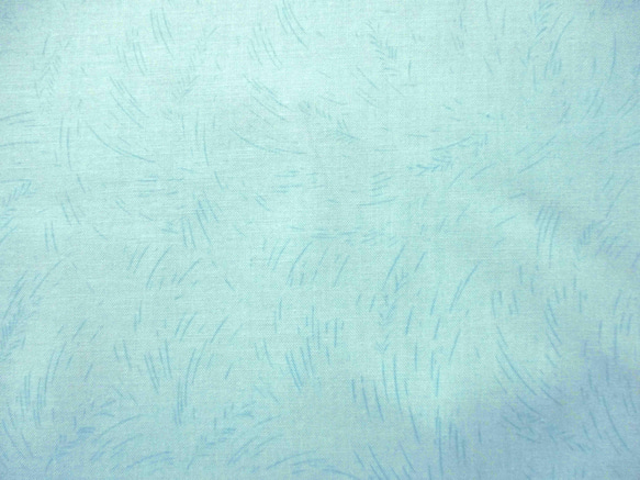 コットンプリント　水色（1210-CT-06） 6枚目の画像