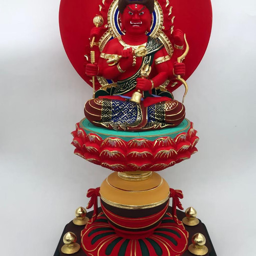 極上品 総檜材 木彫仏像 仏教美術 精密細工 仏師で仕上げ品 切