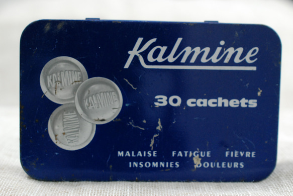 フランス缶 カルミン缶 30錠サイズ大[K] 8枚目の画像