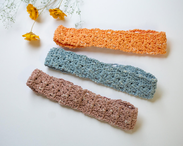 POPカラーでキッズにオススメ！ゴムでサイズ調整可能なヘアバンド  