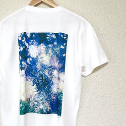 【オリジナルアートTシャツ】ヒガンバナ M 1枚目の画像