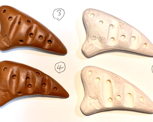 茶色い陶器オカリナ 　新品未使用 2a839cc090c23a99263926ced5a20c