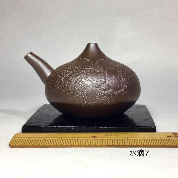 陶器の置き物　水滴 2枚目の画像