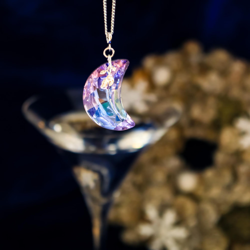 夕焼け雲 ネックレス レジン 球体 丸 ネックレス・ペンダント