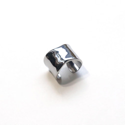 こなれ感をプラス！ステンレスワイドリング~wave stainless wide ring~（一部受注制作） 3枚目の画像