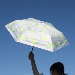 [預訂促銷] 竹製折疊傘 Mimosa UV 99.9% 遮雨遮陽傘傘 第2張的照片