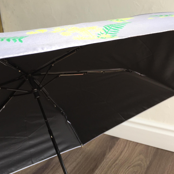 [預訂促銷] 竹製折疊傘 Mimosa UV 99.9% 遮雨遮陽傘傘 第11張的照片