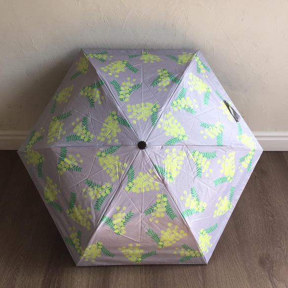 [預訂促銷] 竹製折疊傘 Mimosa UV 99.9% 遮雨遮陽傘傘 第8張的照片