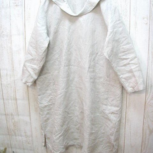M～5L/3サイズ展開】リネン100％ セーラーカラー風の変形襟