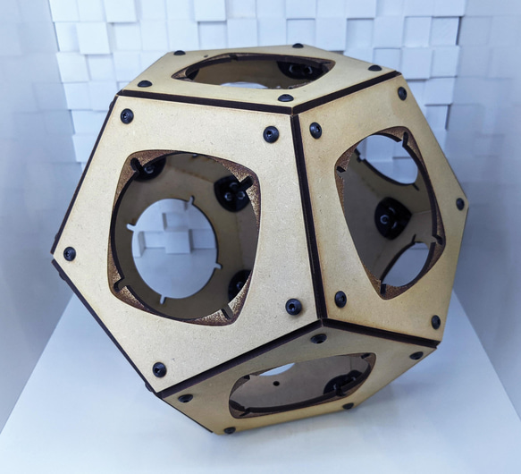 12面体Bluetoothスピーカー(スピーカー10面）組み立てキット(無塗装)  K2048380854(15600円)