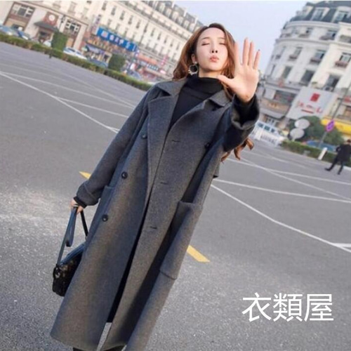 秋冬トレンチコート レディース ロングコート アウター 大きい