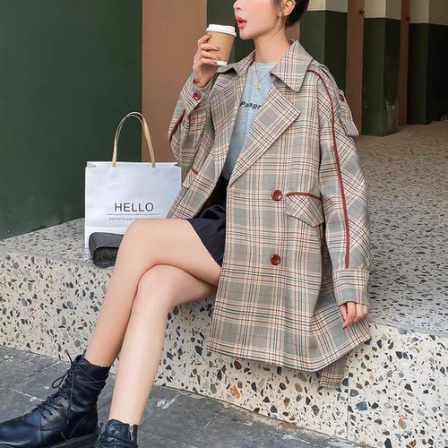 新品　トレンチコート　長め　ベージュ　レディース　　チェック 楽天市場】【特別クーポン配布中！】 当店オリジナル 【2024新色