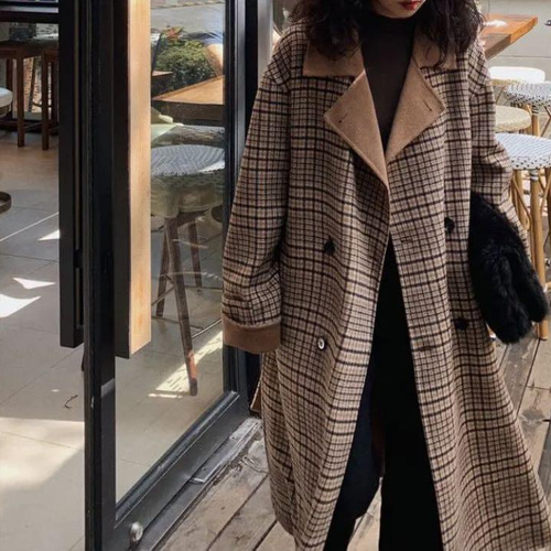 Lillys 秋冬コーデ❤️トレンチコート チェックコート ロングコート