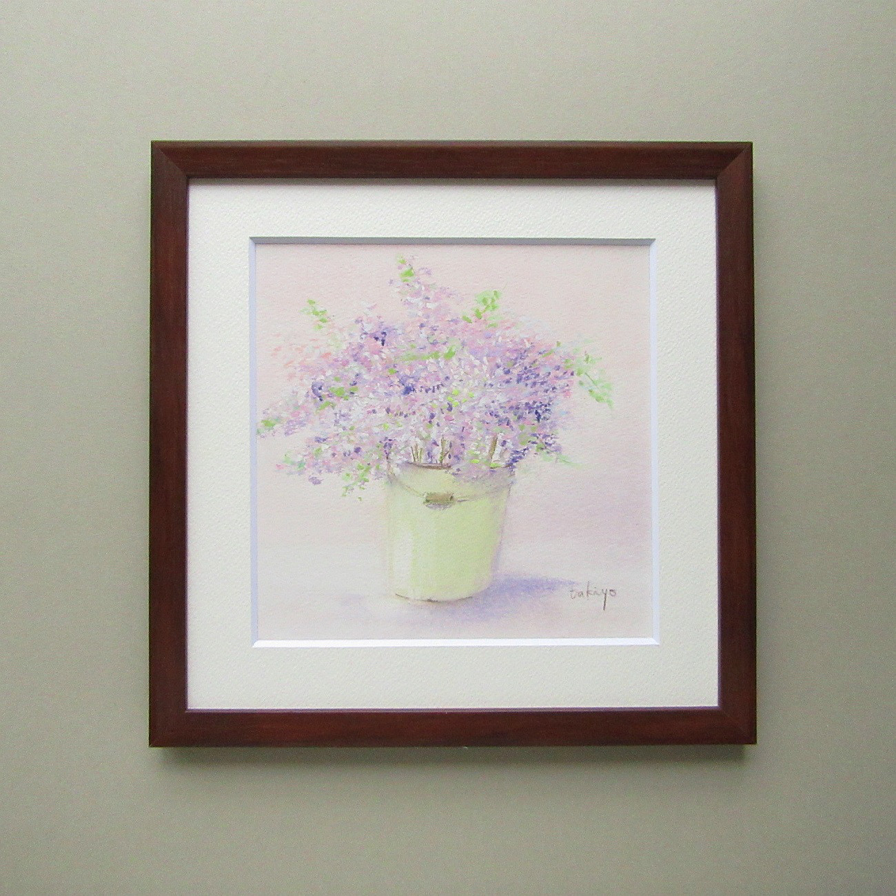 紫陽花パステル画８号 紫陽花パステル画8号 紫陽花パステル画8号 紫陽花 パステル