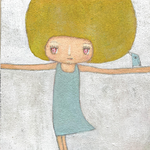 絵画 Pan Pattypan squash】 四切（545×394mm） オイルパステル 2024年