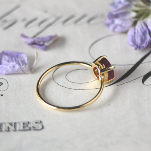 6mmルビー 大粒宝石質AAA天然石 リング 誕生日 母の日 クリスマス