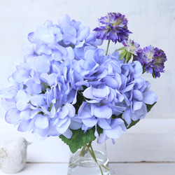 《ずっと咲いている》ブルー紫陽花/アーティフィシャルフラワー/マジカルウォーター 10枚目の画像