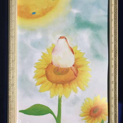 Sunflowers』ウクライナ支援絵画