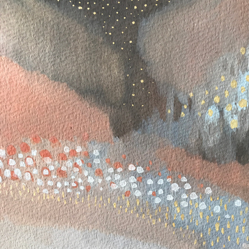 まめたろう☆さま専用（原画）森の緑の家【水彩画】ほか　8点おまとめ まめたろう☆さま専用（原画）森の緑の家【水彩画】ほか 8点おまとめ