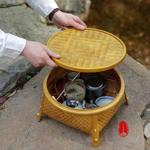 竹製円形茶器トレイ 竹編細工籠 収納する 楽天市場】お茶竹籠の通販 美品☆バスケット/収納かご おしゃれ竹籠