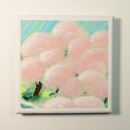 桜 アクリル画 アクリル絵の具の桜の描き方 - YouTube