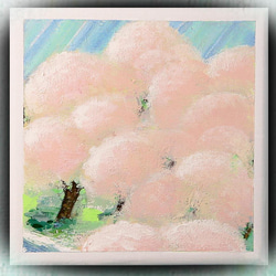 『Cotton candy』　アクリル画　イラスト　インテリア Cotton candy』アクリル画イラストインテリア