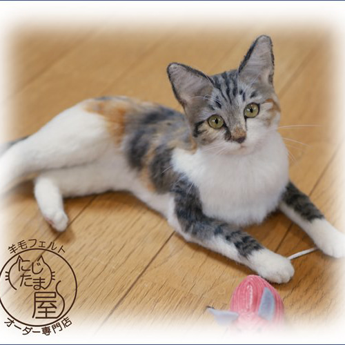 オーダー受付 】羊毛フェルト ぬいぐるみ 犬 猫 リアル 犬オーダー 猫