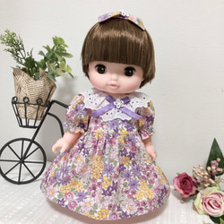 パステルカラーワンピース☆26cmドール服  ソランちゃん服　レミンちゃん服　コルネちゃん服 4枚目の画像