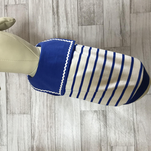 犬服 セーラーカラータンクトップ（受注制作）小型犬〜大型犬
