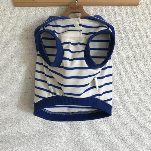 犬服 セーラーカラータンクトップ（受注制作）小型犬〜大型犬