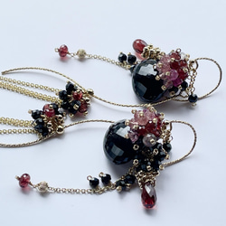 『 BEAUTY BLACK ( RPK/style LW ) 』Pierce & charm by K14GF 5枚目の画像