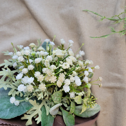 ｱｰﾄﾌﾗﾜｰ♡かすみ草の花束 アートフラワー Tsumi-kusa 通販 13782537