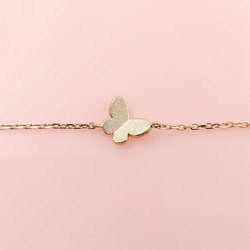 簡約小蝴蝶手鍊（金、銀、粉金）*蝴蝶*禮物 推薦作為禮物 第3張的照片