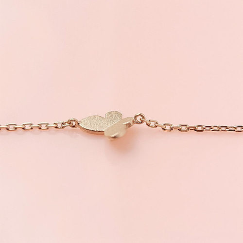 大人気シリーズ】小さな蝶のシンプルブレスレット(ゴールド・シルバー