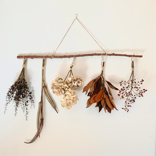 ドライフラワー❇️マグノリア❣️枝長め ドライフラワー❇️マグノリア❣️ BIGサイズ】飾るだけでサマになる