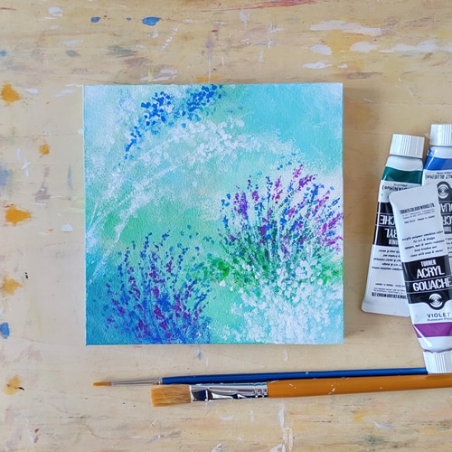 油絵 絵画 レインボーローズ【Ａ3】 絵画 ＨＲ 通販｜Creema(クリーマ)