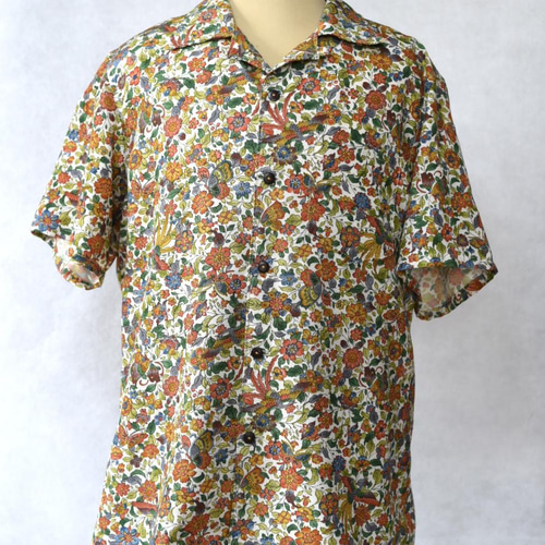 着物リメイク　チュニック　ブラウス メンズシャツとペアで メンズ-Mens - Hime21公式◇着物リメイクのネットショップ◇