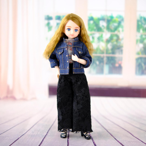 リカちゃん服＊スタンドカラーのデニムジャケット＊ブライス その他