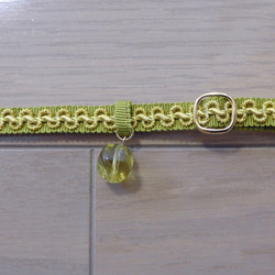 猫の首輪　ヴィンテージブレード　イエロー 7枚目の画像