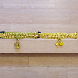 猫の首輪　ヴィンテージブレード　イエロー 1枚目の画像