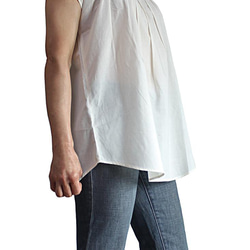 平紋細布短袖可愛襯衫 (BCG-078-02) 第3張的照片
