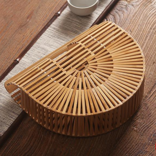 竹編包☆手提げ包☆ 竹かごの包み☆竹工芸☆竹細工☆手作り