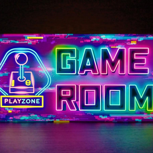 壁掛け Lサイズ】GAME ゲームルーム ゲームセンター ゲーム