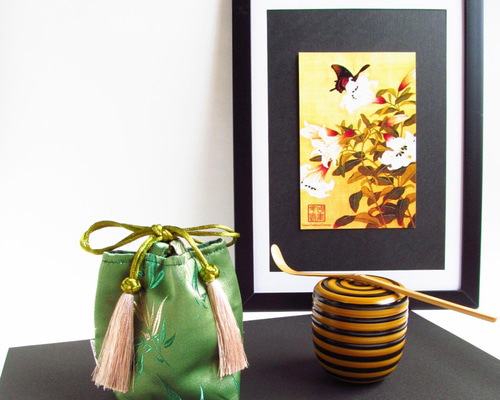 茶道具 陶器の棗 巾着付き 茶道具 陶器の棗 巾着付き 茶道具 陶器の棗 巾着付き 茶道具 陶器の棗