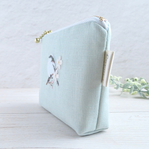 【リネン刺繍　nonpii様オーダー専用ページ】マルチクロス　ボートポーチ c88caa8ed4ea10a20a297c86f76d7e