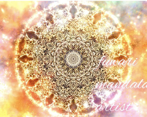 大天使からの祝福】愛と光❋高波動曼荼羅エネルギーアート /エンジェル